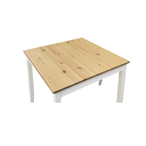 Стол 73*74 см, цвет светлого дерева/белый LERHAMN — фото 2