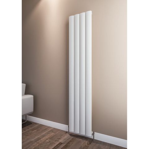Алюминиевый радиатор белый 375х1800 (4) Кавала — фото 2