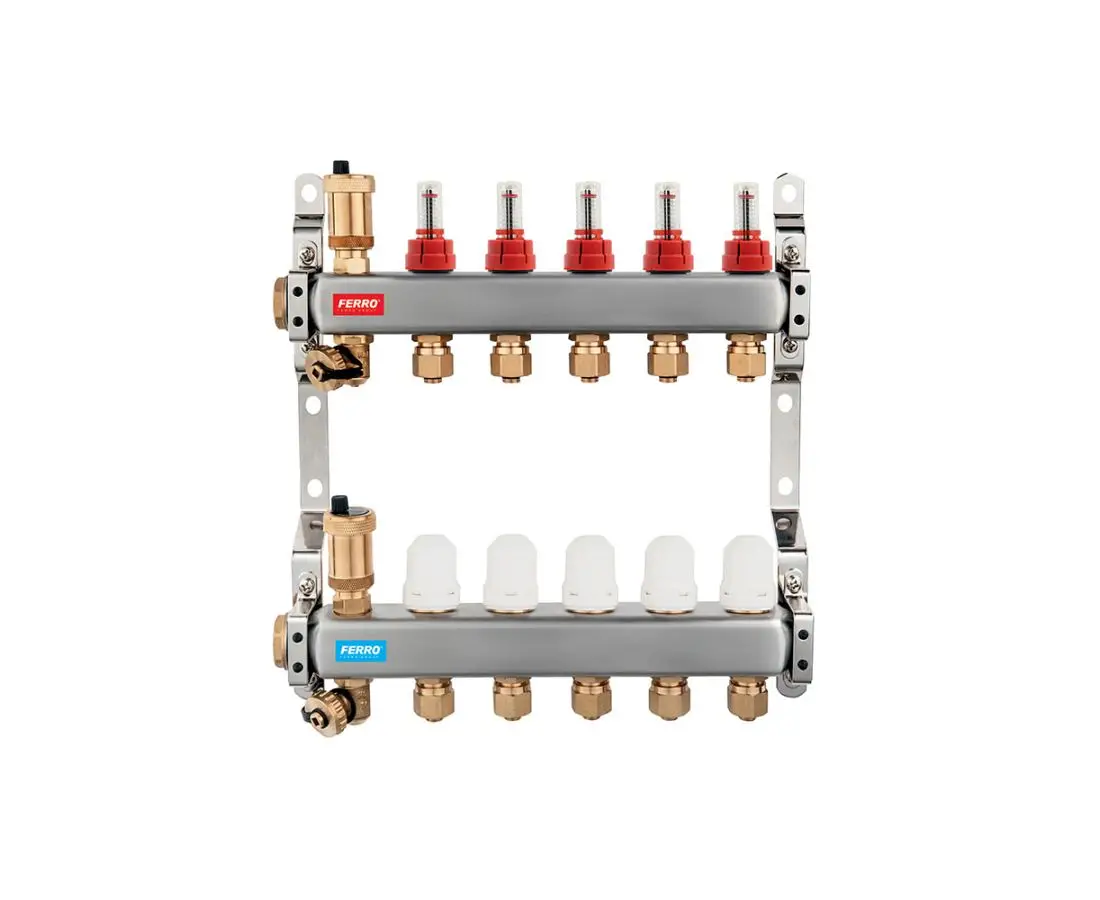 Балансный коллектор 8* SN-RZP08S Ferro — фото 1