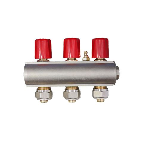 Коллектор ЭКА-1-1/2*3 красный — фото 2