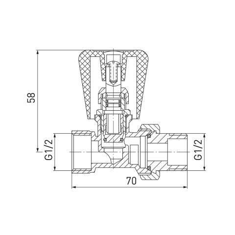 Вентилятор радиатора Direct 1/2 ZG2Y Ferro — фото 2