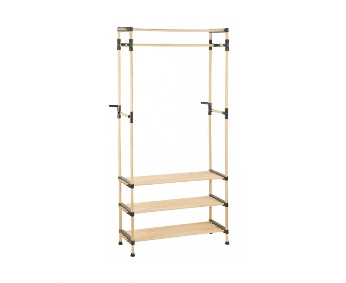 ДЕРЕВЯННЫЙ ОТКРЫТЫЙ ШКАФ — фото 1