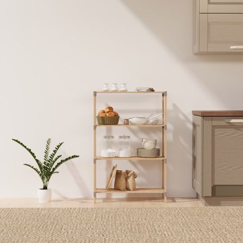 Полка 4-х секционная FIX 2052-4 116х65х30см — фото 3