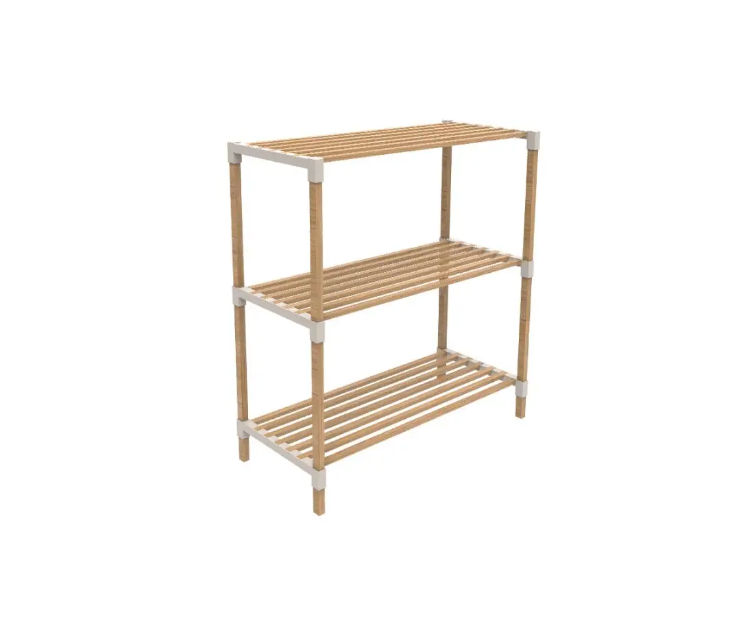 Полка 3-х секционная FIX 2052-3 78х65х30см — фото 1