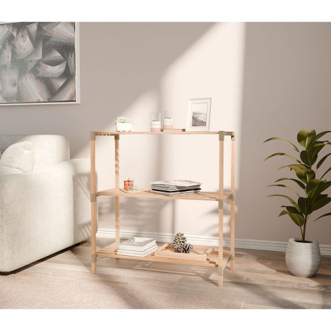 Полка 3-х секционная FIX 2052-3 78х65х30см — фото 4