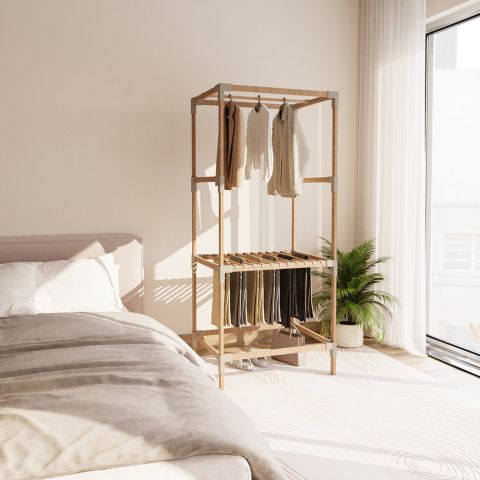 Шкаф деревянный FIX-2035 156х46х75 см — фото 3