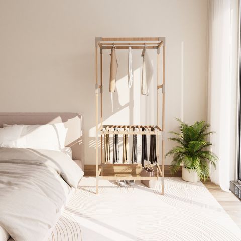 Шкаф деревянный FIX-2035 156х46х75 см — фото 4