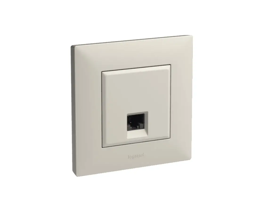 Телефонная розетка RJ11 (бежевая) 768429