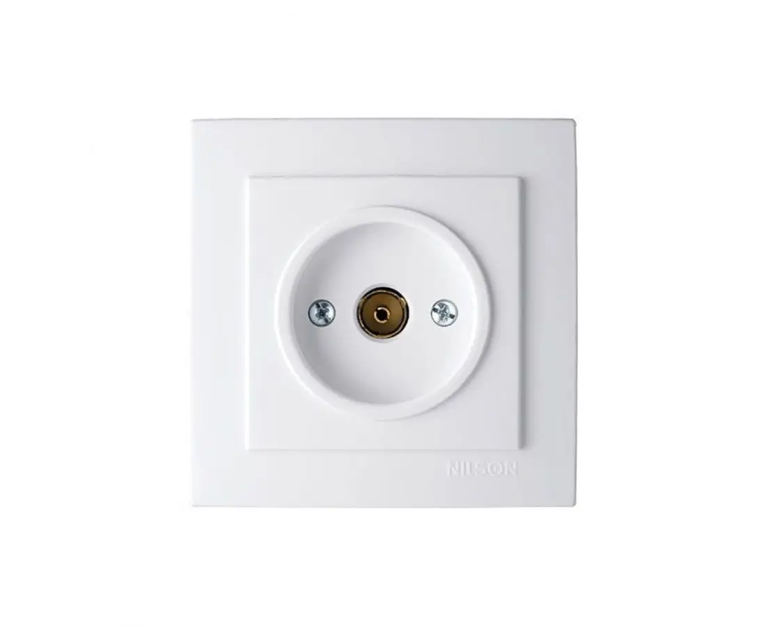 Розетка под телевизор Touran белая - 24111029