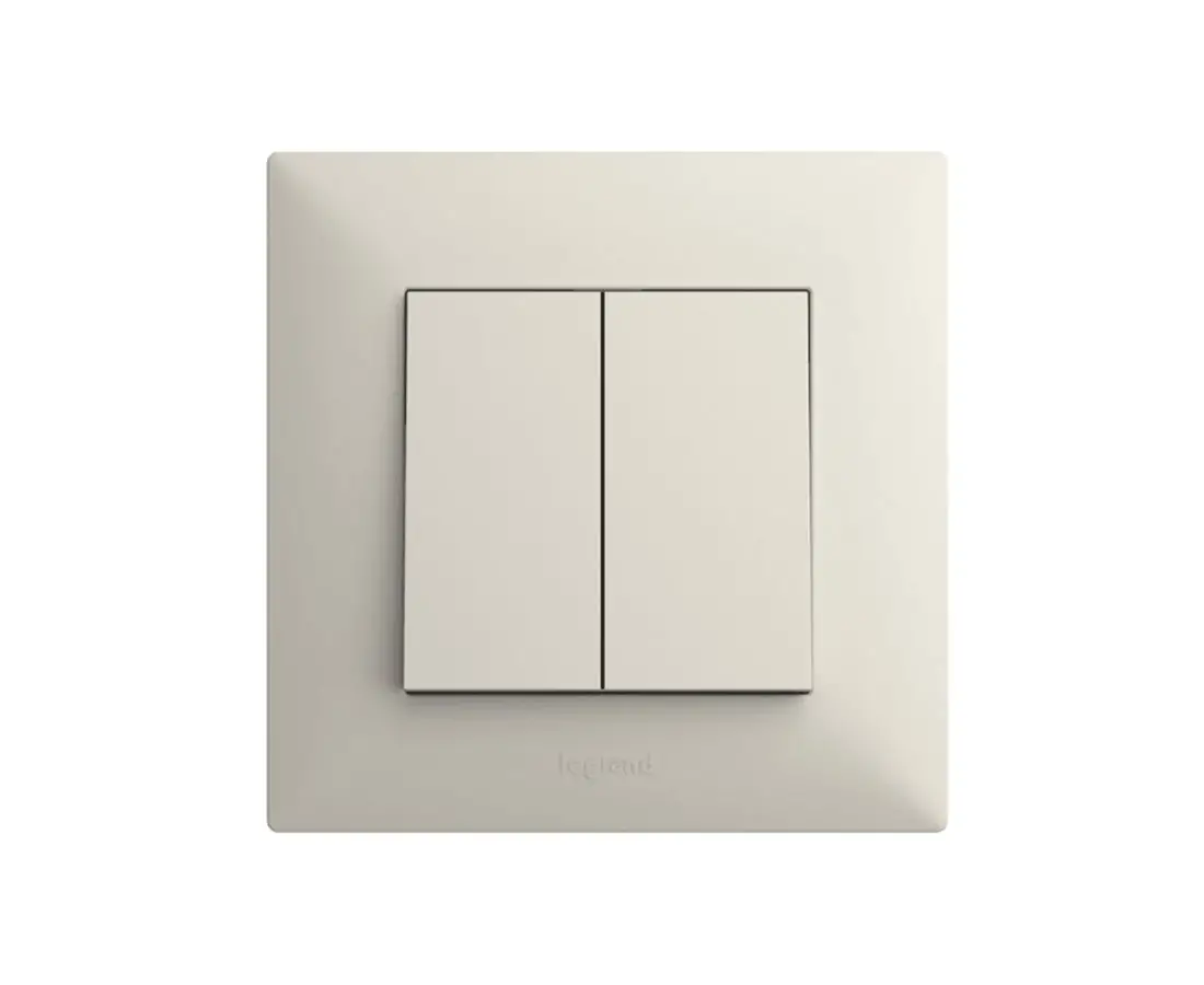 Двусторонний переключатель (бежевый) 768406