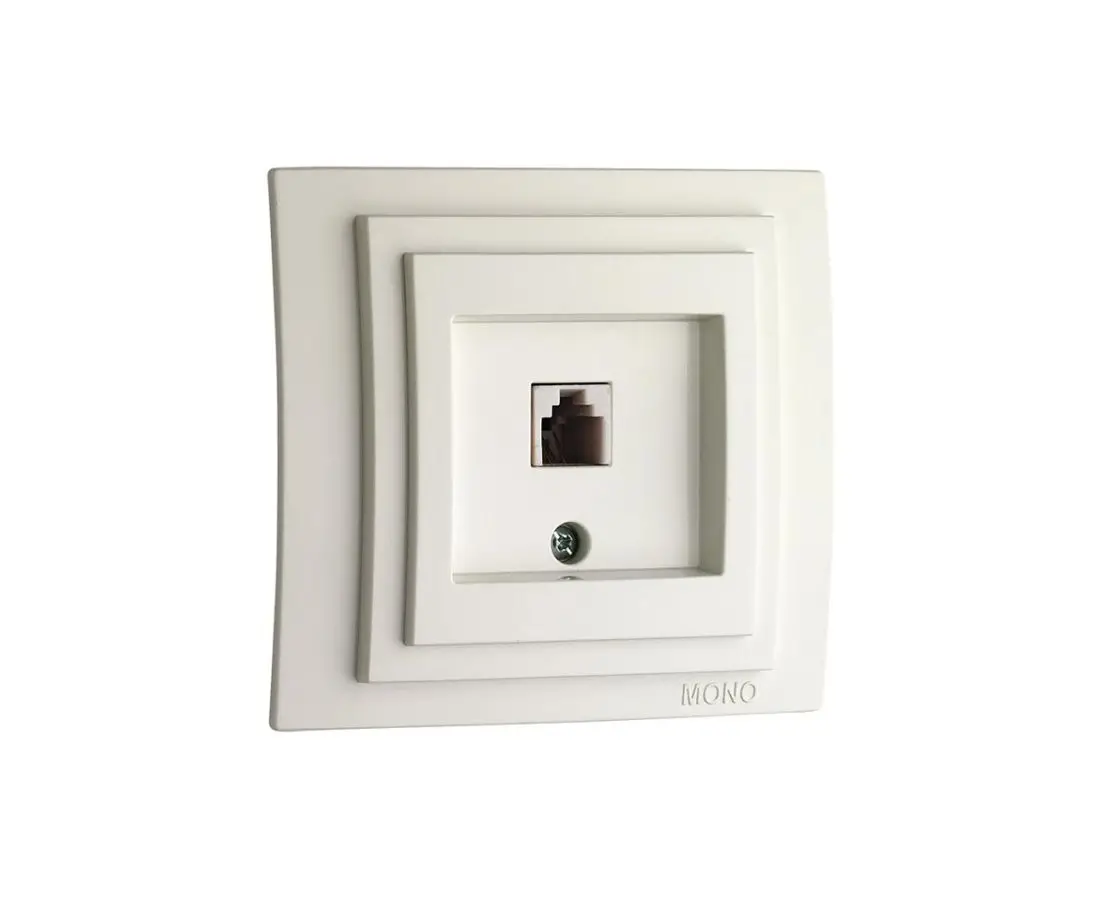 Розетка телевизора ЛАРИСА белая - 103-191905-124