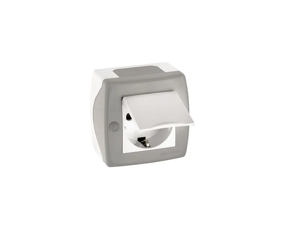 Розетка с одинарным заземляющим колпачком внешняя OCTANS-104-020007-1