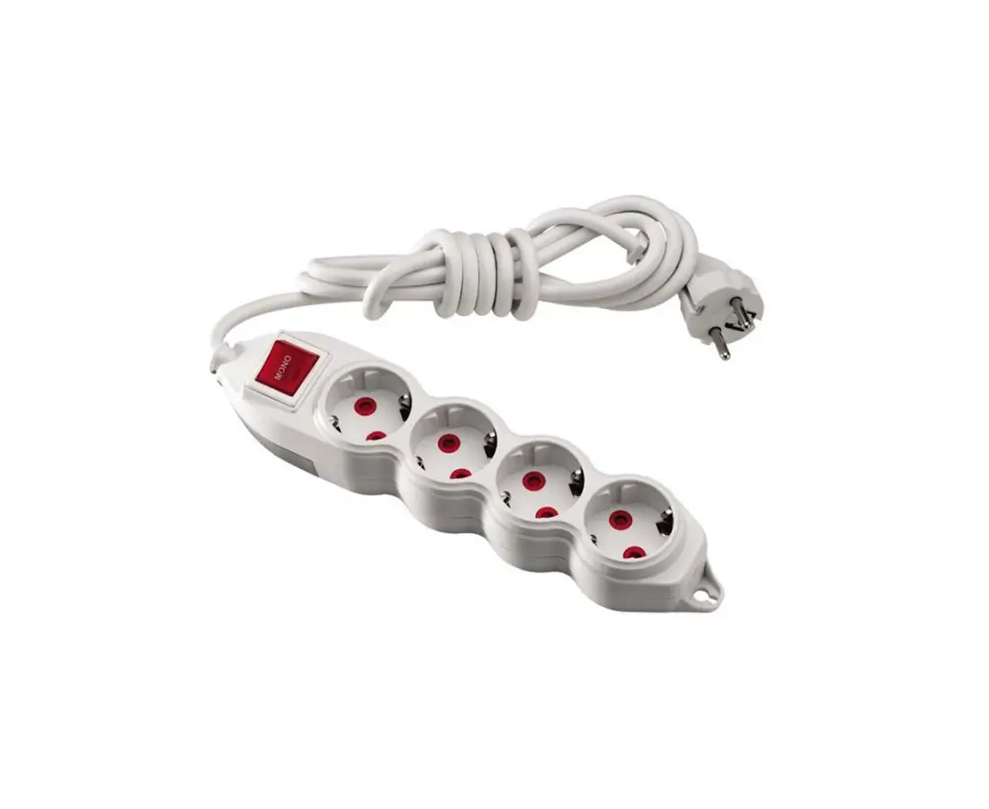 Удлинитель с 4 кнопками заземления 3 м (3*1) ОРИОН-150-01