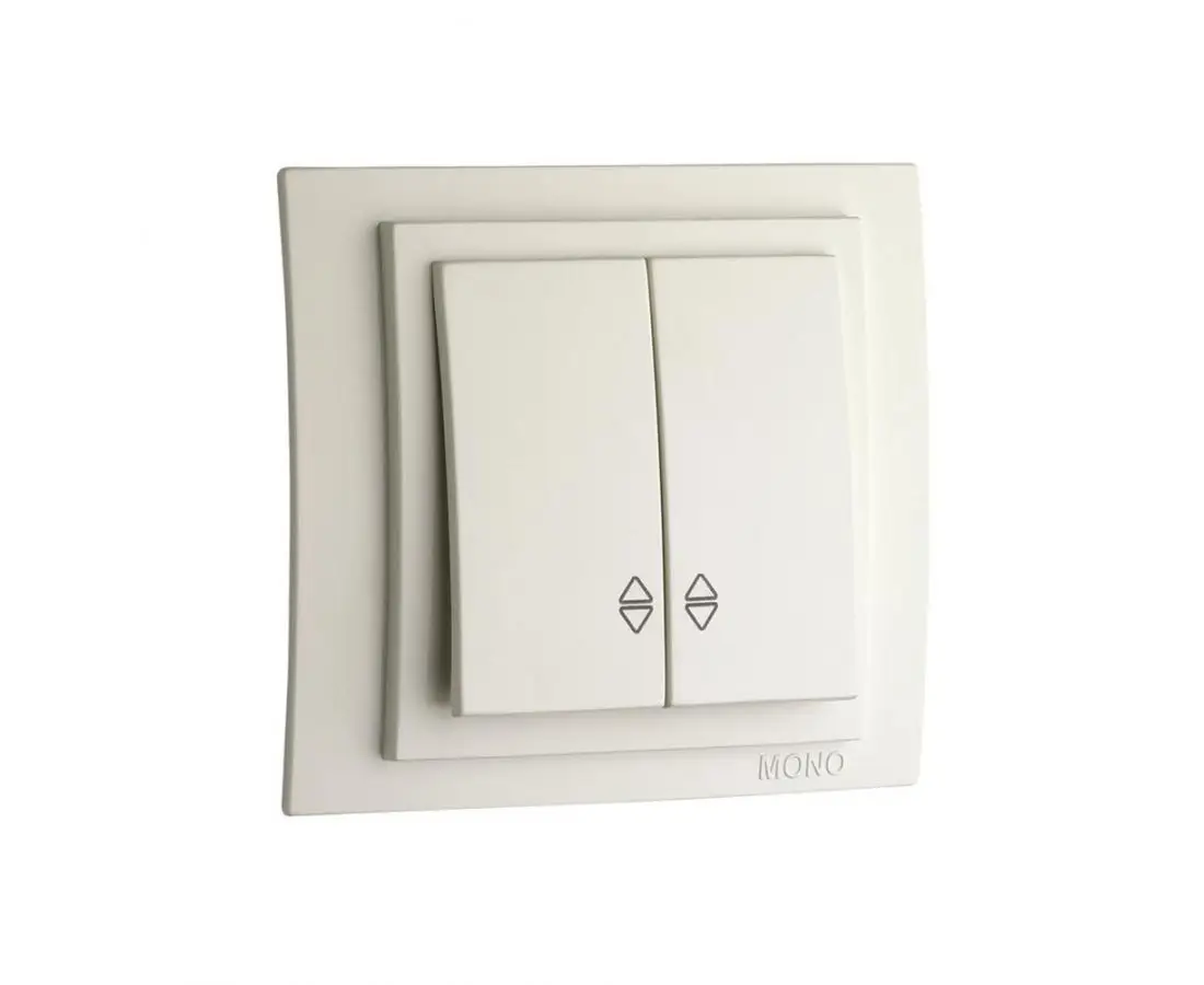 Переключатель реверс-два LARISSA белый - 103-191923-111