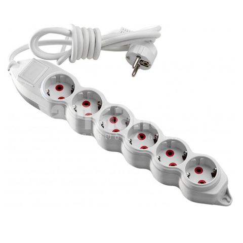 Удлинитель с 6 заземлениями 2 м (3*1) ОРИОН-150-010001-612 — фото 2