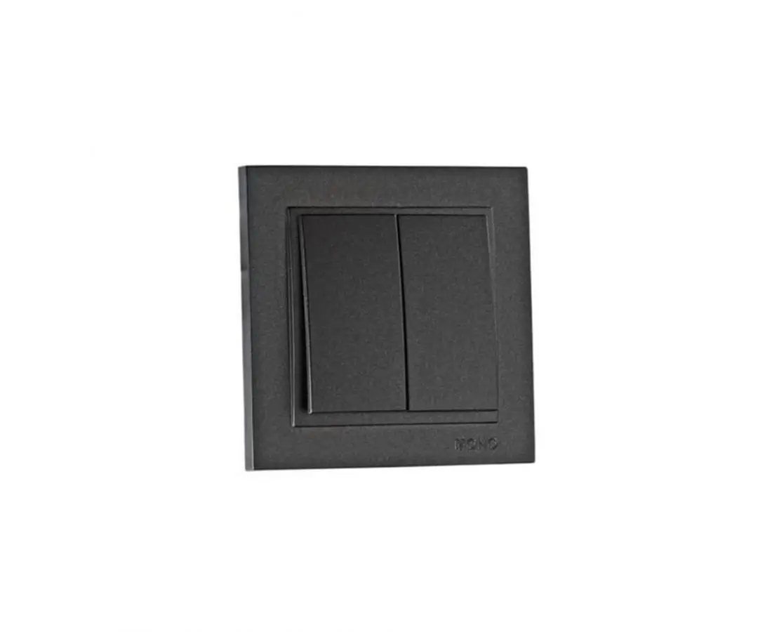 Двойной переключатель DESPINA Черный - 102-202025-102