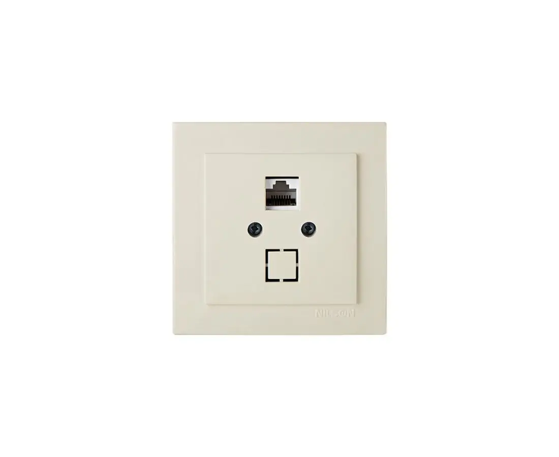 Розетка Internet CAT5 Touran кремовая - 24121044