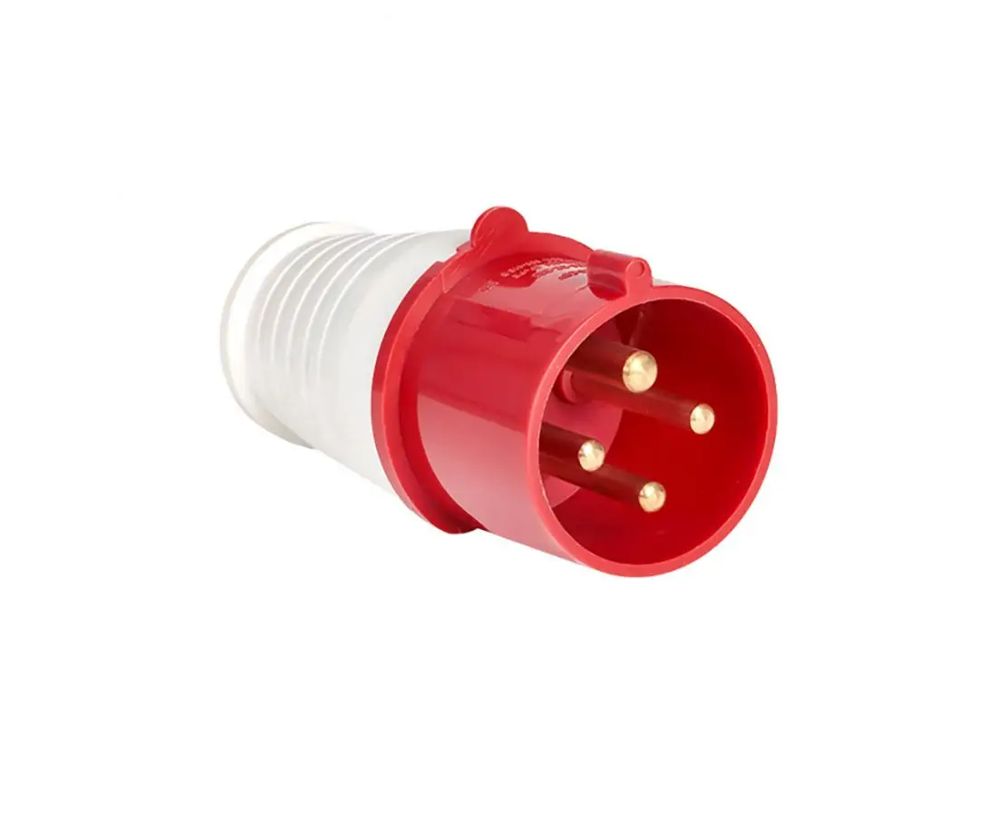 Вилка электрическая 014 3P+PE 16А 380В EKF