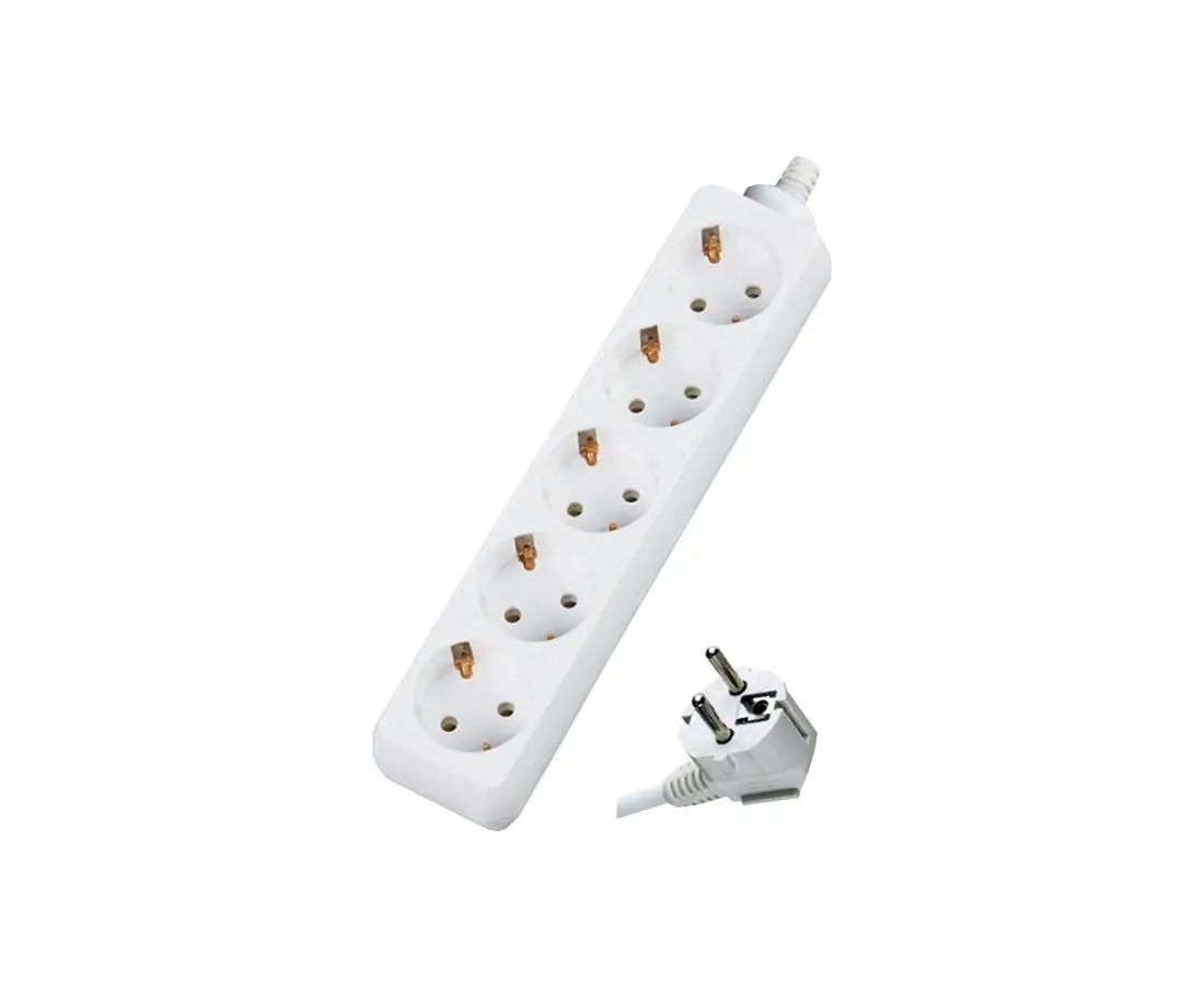 Удлинитель 5 с кабелем длиной 3 м с заземлением SOC14-5750 Linus