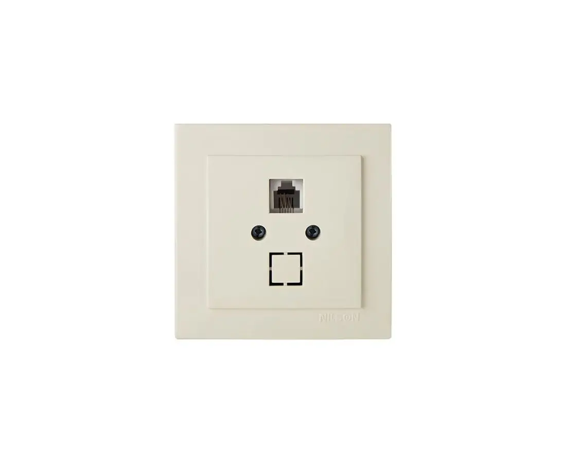 Телефон-розетка RJ11 Touran кремовый - 24121040