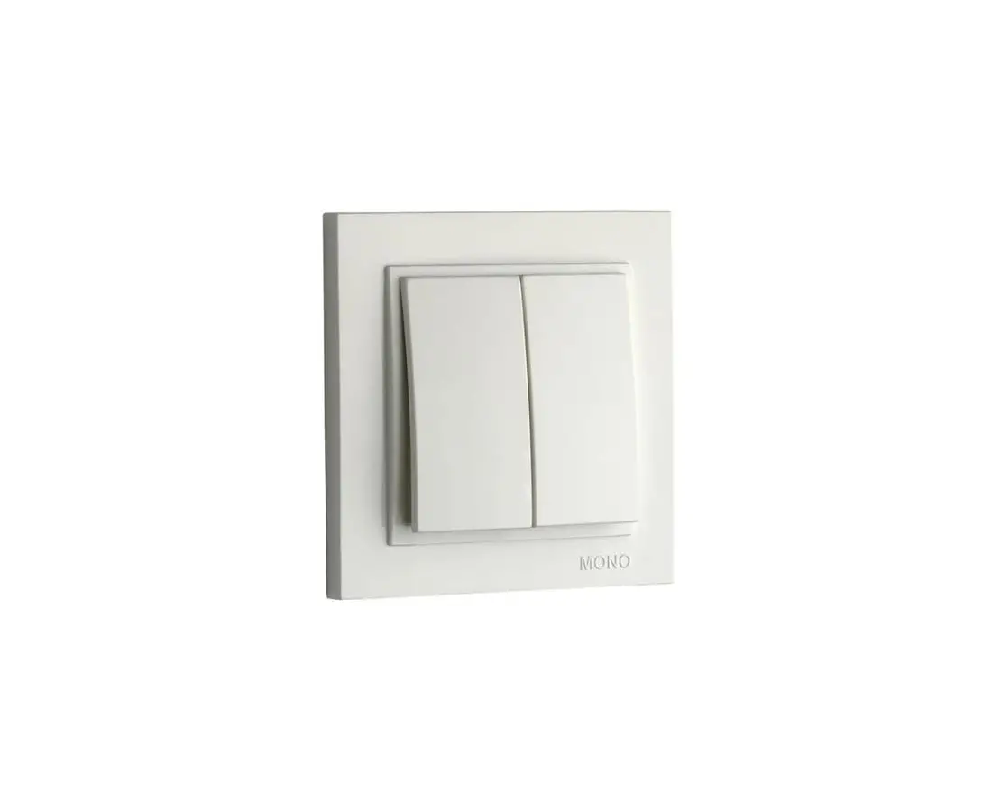 Переключатель двухпозиционный DESPINA белый - 102-190025-102