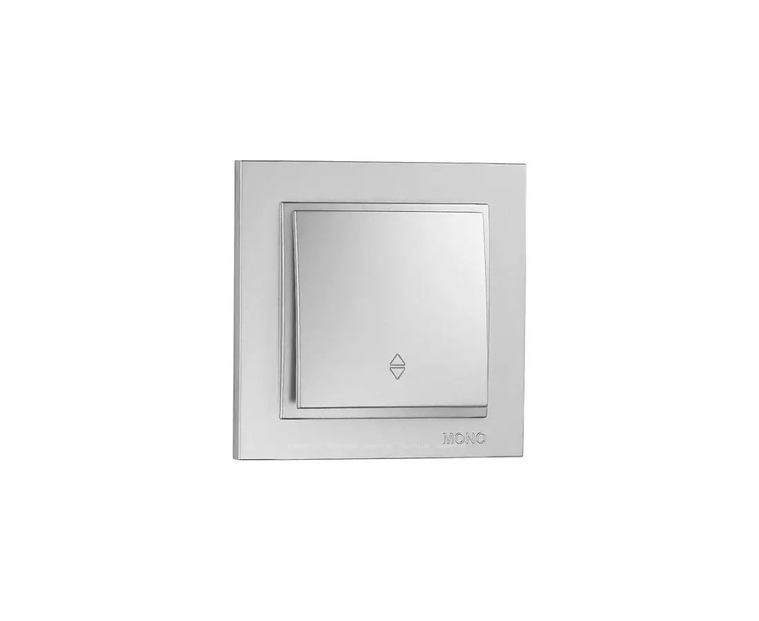 Переключатель реверс одинарный DESPINA Silver - 102-212125-109