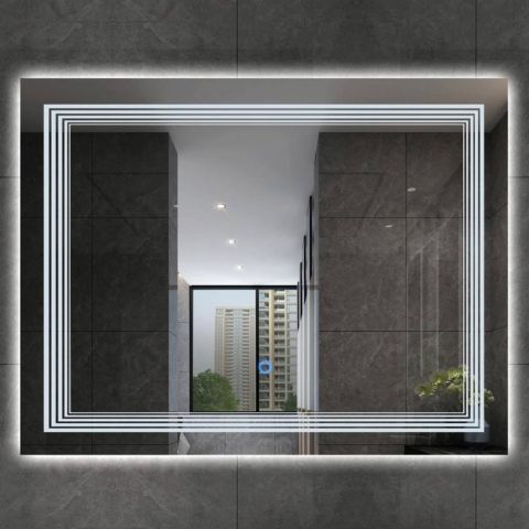 Зеркало для ванной с подсветкой LED-095 80*60 — фото 2