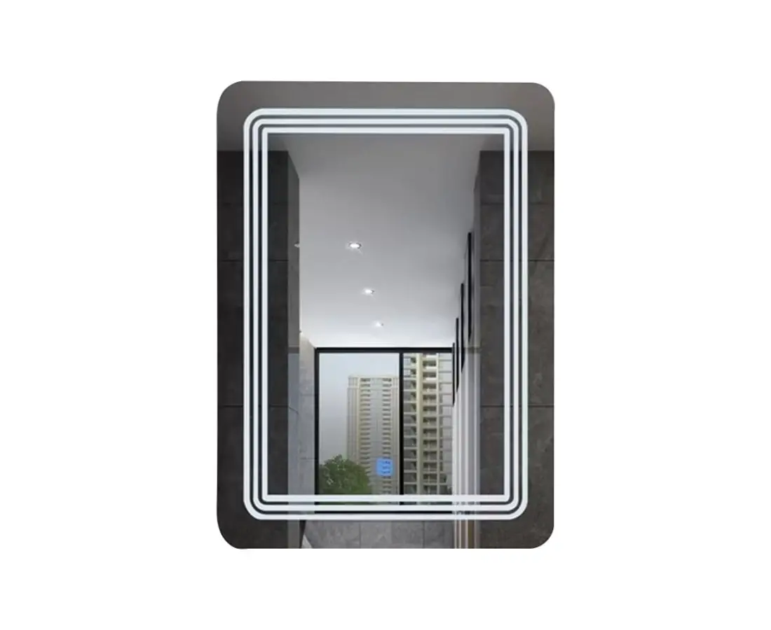 Зеркало для ванной с подсветкой LED-037 80*60 — фото 1
