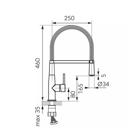 Смеситель для кухни Sonata BNA4 — фото 3