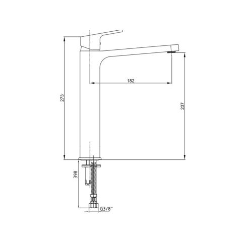 Полотенцесушитель высокий 104888002GE1 White Tiera — фото 2