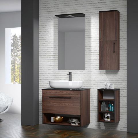 Комплект мебели для ванной KNIDOS 90 см NAVARO — фото 2