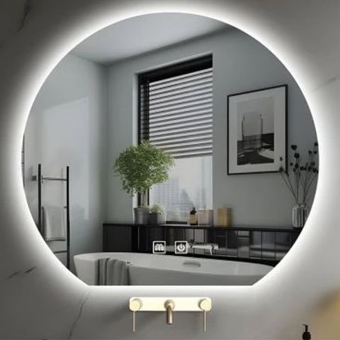 Зеркало для ванной с подсветкой LED-346-2 70*70 Противотуманный — фото 2