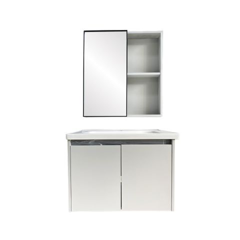 Комплект мебели для ванной Zotto 60см СВЕТЛО-СЕРЫЙ ZT-003-60 — фото 2