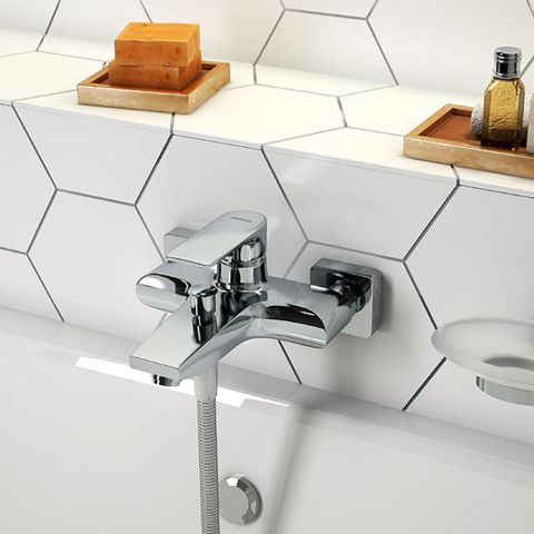 Смеситель для ванной ALGEO SQUARE BAQ1 — фото 2