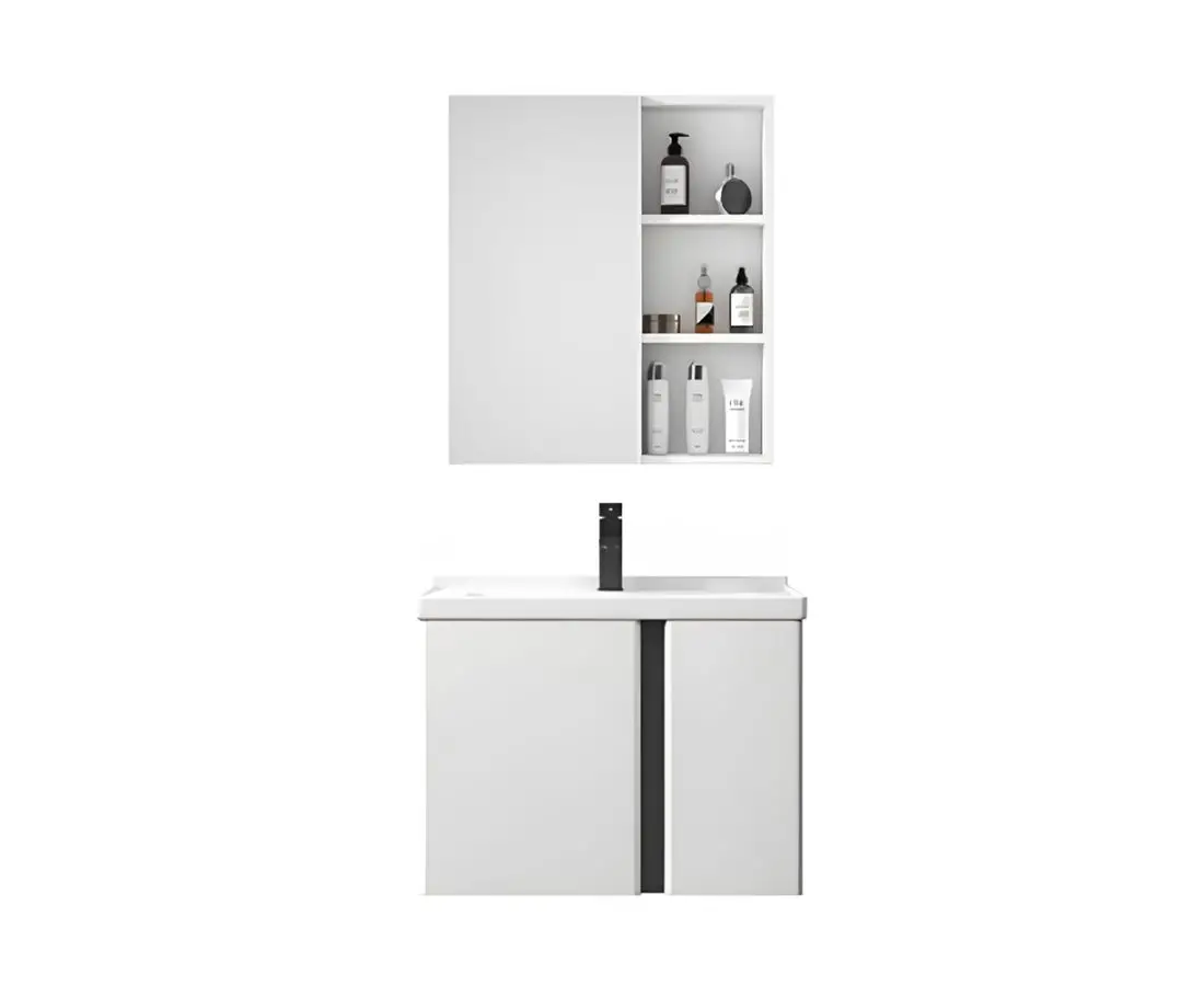 Комплект мебели для ванной комнаты Zotto 60см Белый ZT-2404A-60