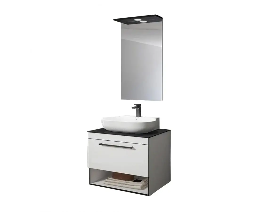 Комплект мебели для ванной КНИДОС 70 см БЕЛЫЙ — фото 1