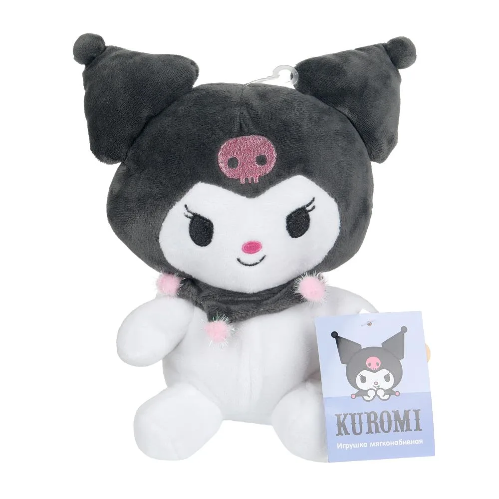 Мягкая игрушка Куроми (Kuromi) Sanrio 17 см, черная, Мульти-Пульти