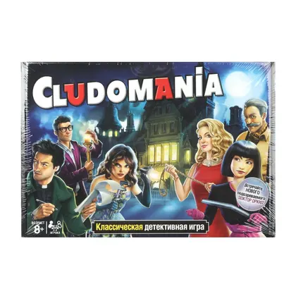 Настольная игра «Клудомания» (Cludomania), классический детектив, Умные игры