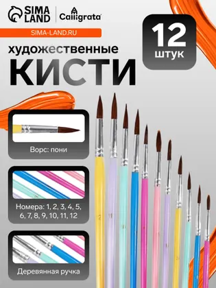 Кисти набор 12