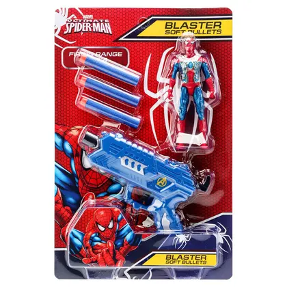 Бластер Spider-Man с мягкими пулями и фигуркой
