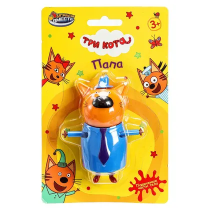 Фигурка «Три Кота» 9 см, подвижные части тела, синяя, Играем вместе