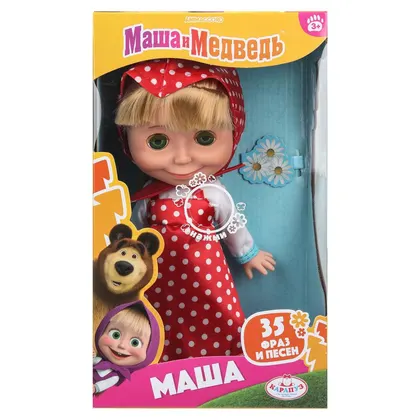 Кукла озвученная «Маша и Медведь» Маша Карапуз, 25 см