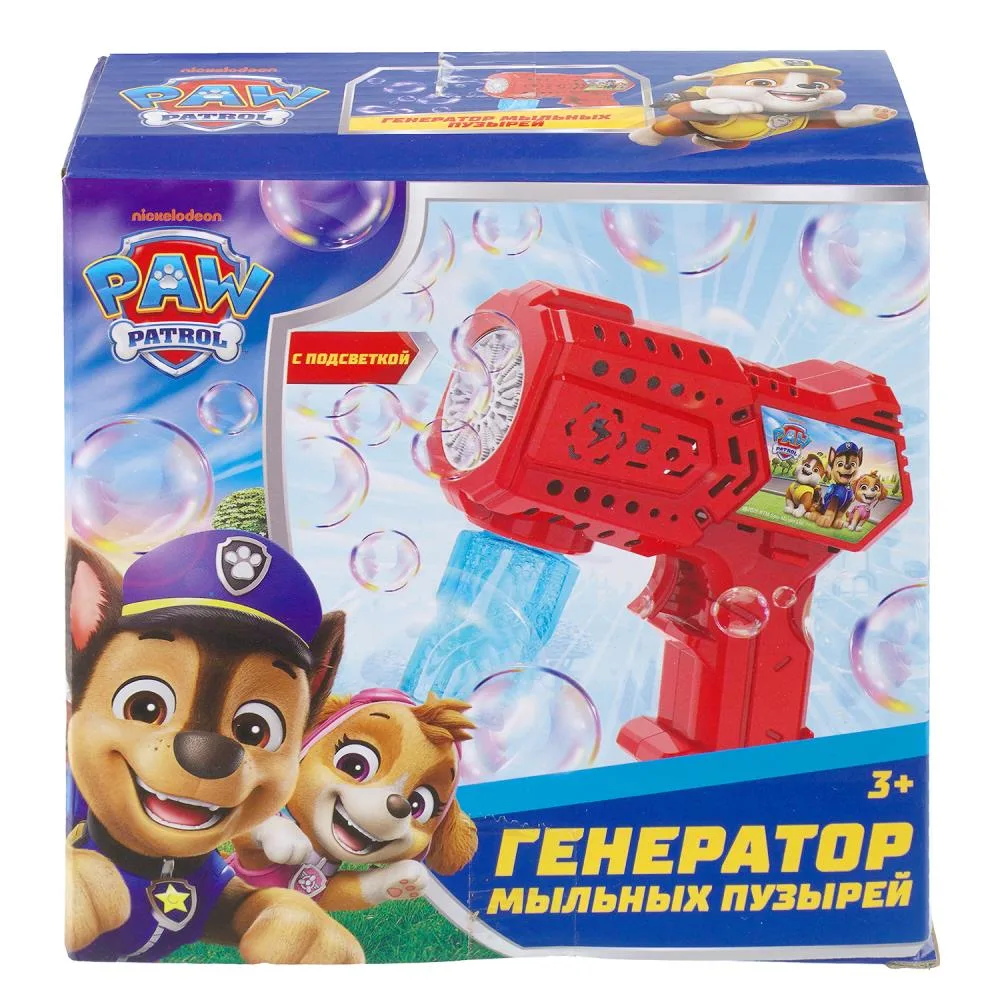 Генератор мыльных пузырей автоматический, красный, Играем вместе