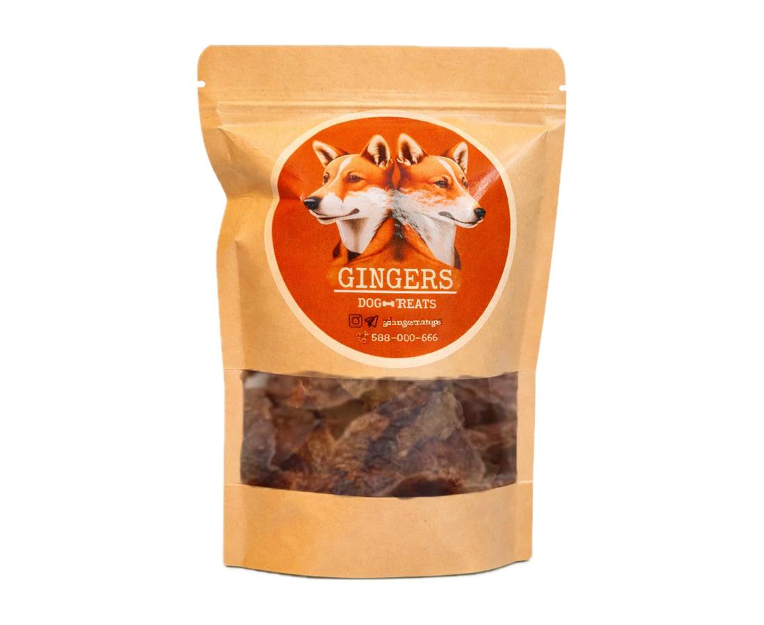 Gingers Лакомство для собак Говяжье вымя (100g)