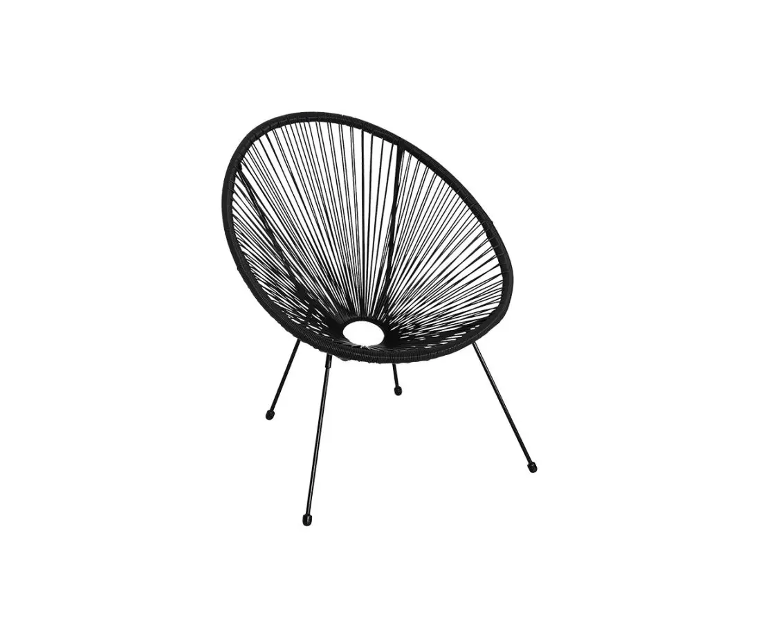 Стул из ротанга черный SC-093KD BLACK