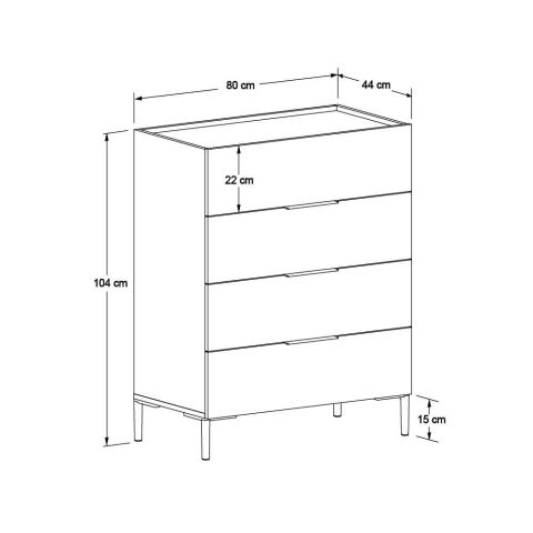 Комод SFN-1740-DD-1 — фото 6