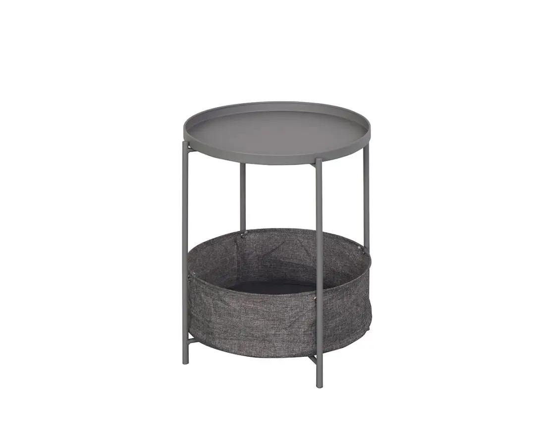 Журнальный столик с ящиком NH23001 (серый) 43X43X52 CM