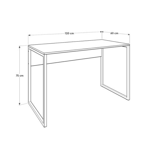 Стол офисный CMS-900-OO-1 (деревянный) 120х75х60 — фото 3