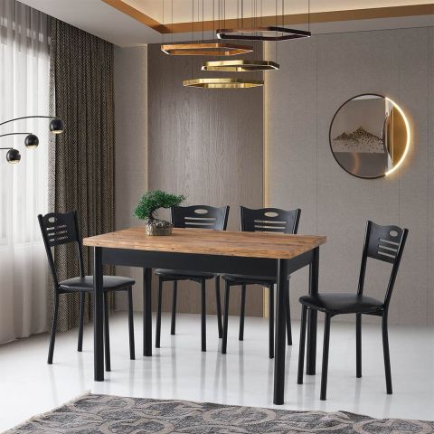 Стол раздвижной ПО-1303 (СОСНА АТЛАНТИК) 110+60/70/75 — фото 3