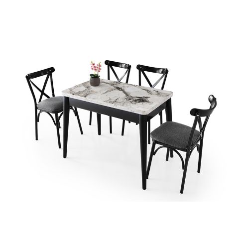 Стол складной DO-1281 (EFES-BLACK) 100+20/60+40/75 — фото 2